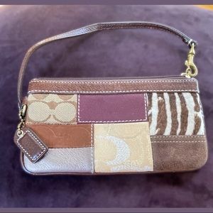 Coach Patchwork Wristlet
